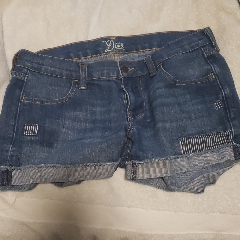 Denim shorts
